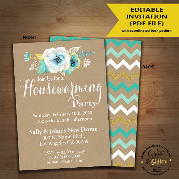 Free Housewarming Invitation Templates 35 Housewarming Invitation Templates Psd Vector Eps