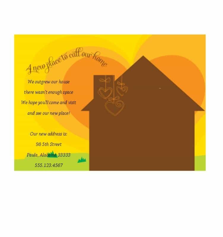 Free Housewarming Invitation Templates 40 Free Printable Housewarming Party Invitation Templates