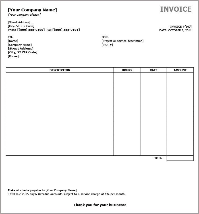 Free Invoice Template Pdf 46 Basic Invoice Templates Word Pdf Ai Psd