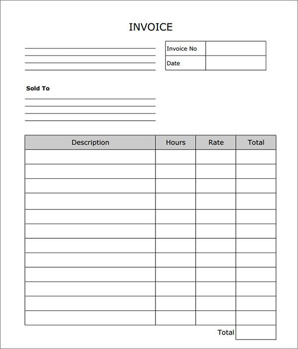 Free Invoice Template Pdf Service Invoice 34 Download Documents In Pdf Word