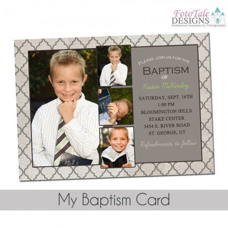 Free Lds Baptism Invitation Template My Baptism Card Custom Invitation Announcement