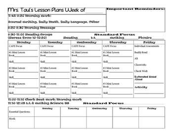 Free Lesson Plan Templates Lesson Plan Template Free by Ivy Taul