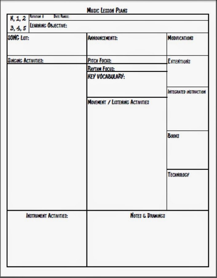 Free Lesson Plan Templates Melodysoup Blog New and Improved Free Lesson Plan Printable