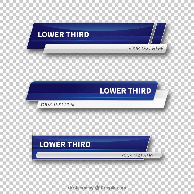 Free Lower Thirds Templates Lower Third Vectors S and Psd Files