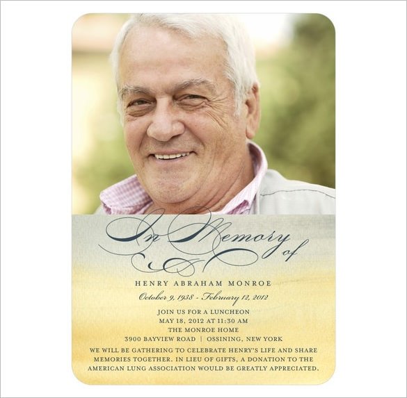 Free Memorial Card Template 21 Obituary Card Templates – Free Printable Word Excel