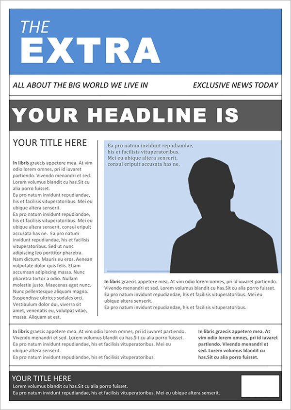 Free Microsoft Word Templates 53 Amazing Newspaper Templates Pdf Ppt Word Psd