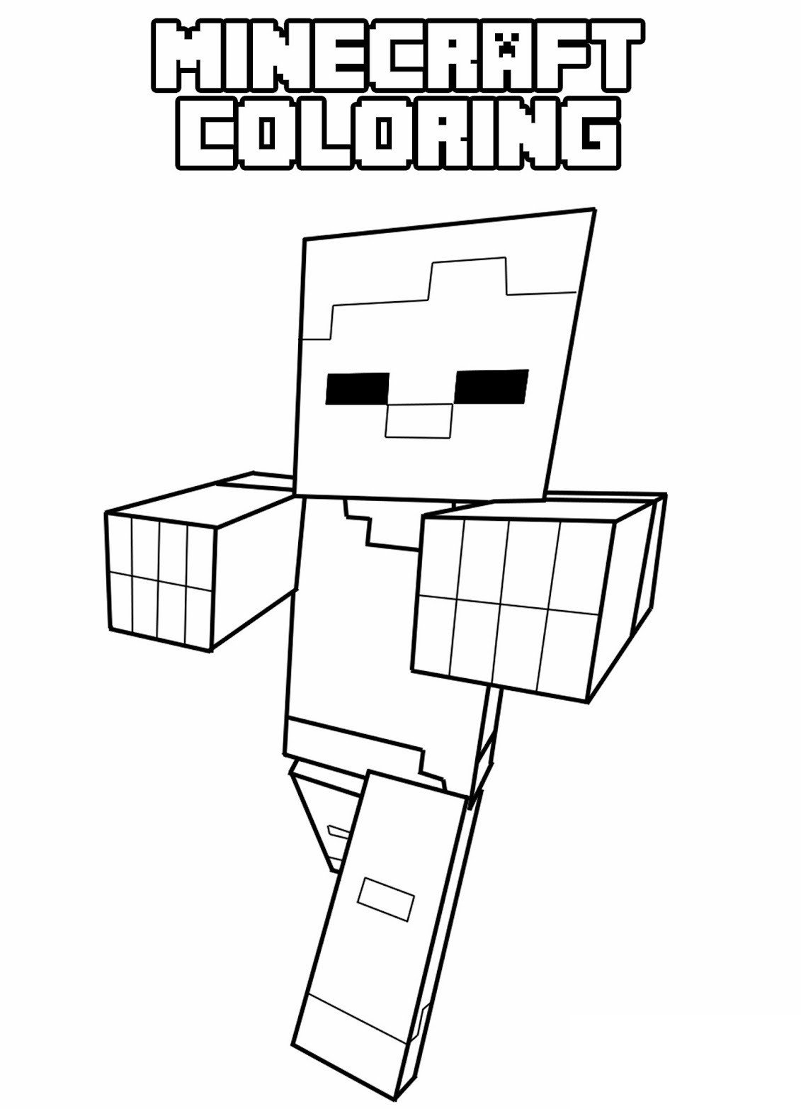 Free Minecraft Coloring Pages Minecraft Coloring Pages for Kids