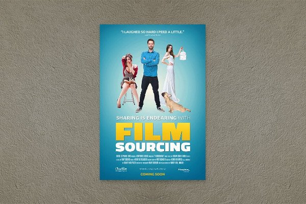 Free Movie Poster Template 25 Movie Posters Free Psd Ai Eps Vector format Download