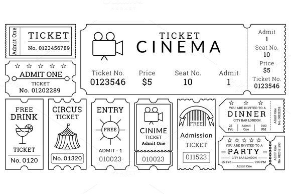 Free Movie Ticket Template 34 Movie Ticket Templates Psd Ai Word