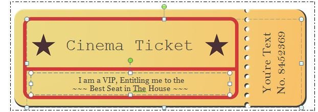 Free Movie Ticket Template 40 Free Editable Raffle & Movie Ticket Templates