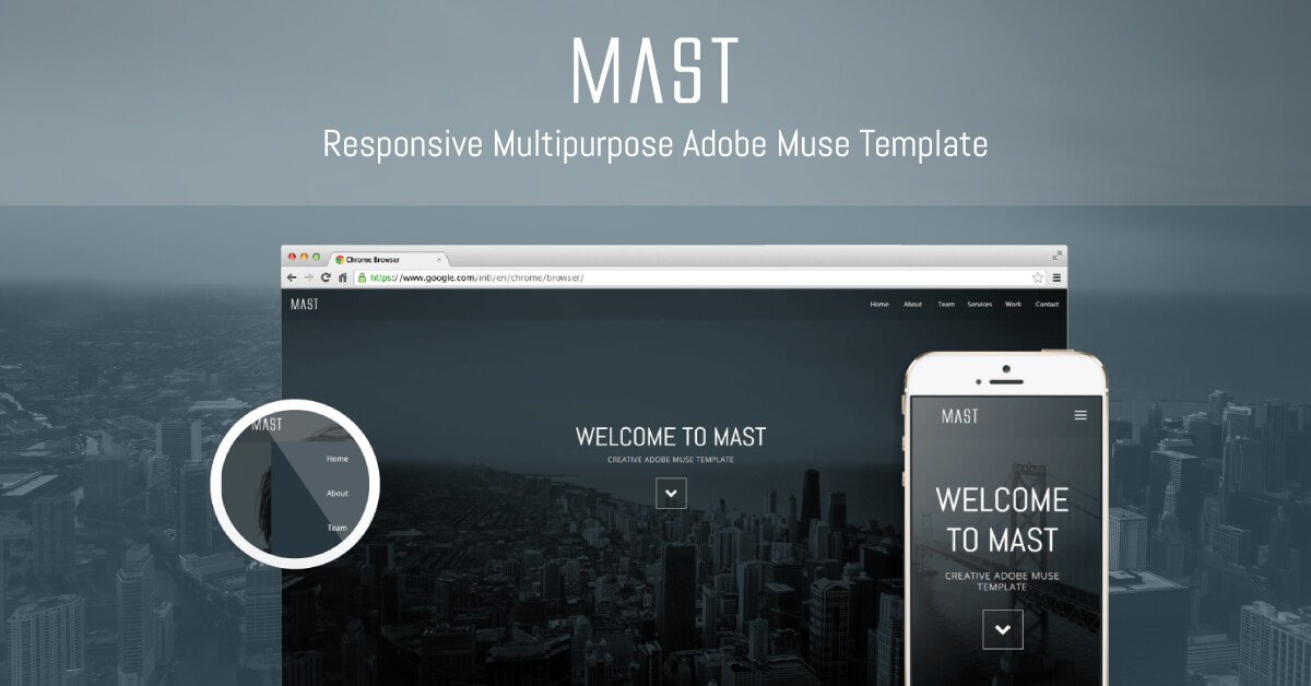 Free Muse Templates Responsive Mast
