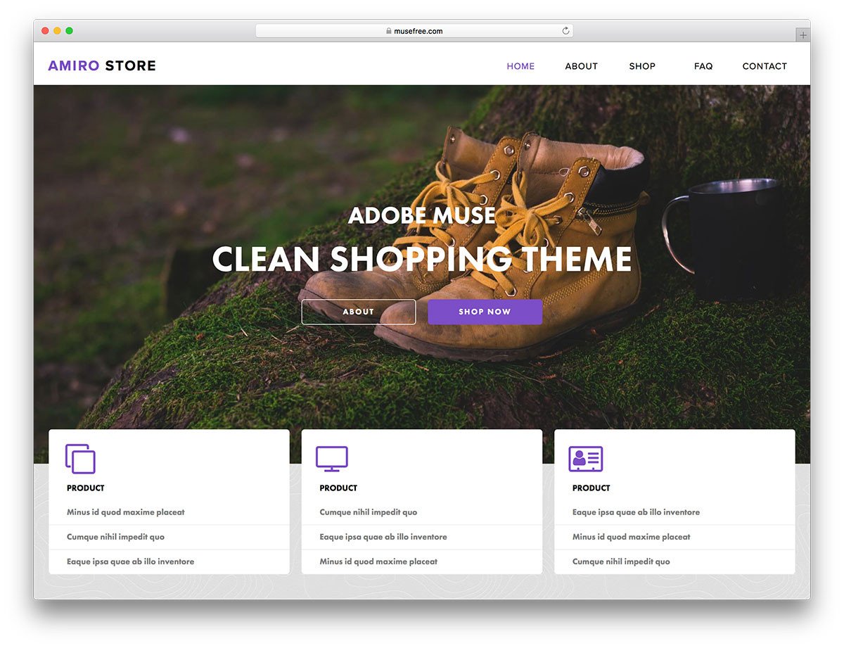 Free Muse Website Templates 16 Free Adobe Muse Templates &amp; themes 2019 Colorlib