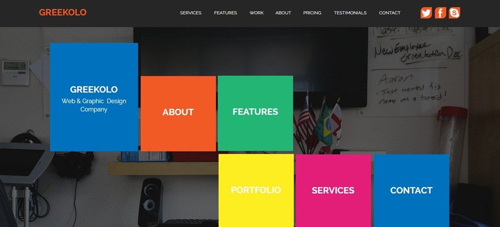 Free Muse Website Templates 30 Best Adobe Muse Templates September 2015 Edition