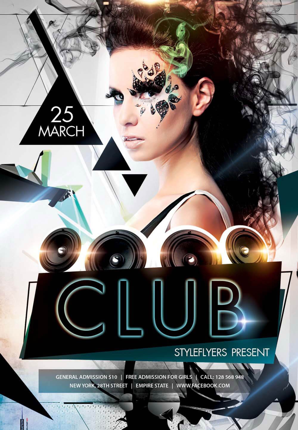 Free Nightclub Flyer Templates New Party Season Free Psd Flyer Templates Graphicsfuel