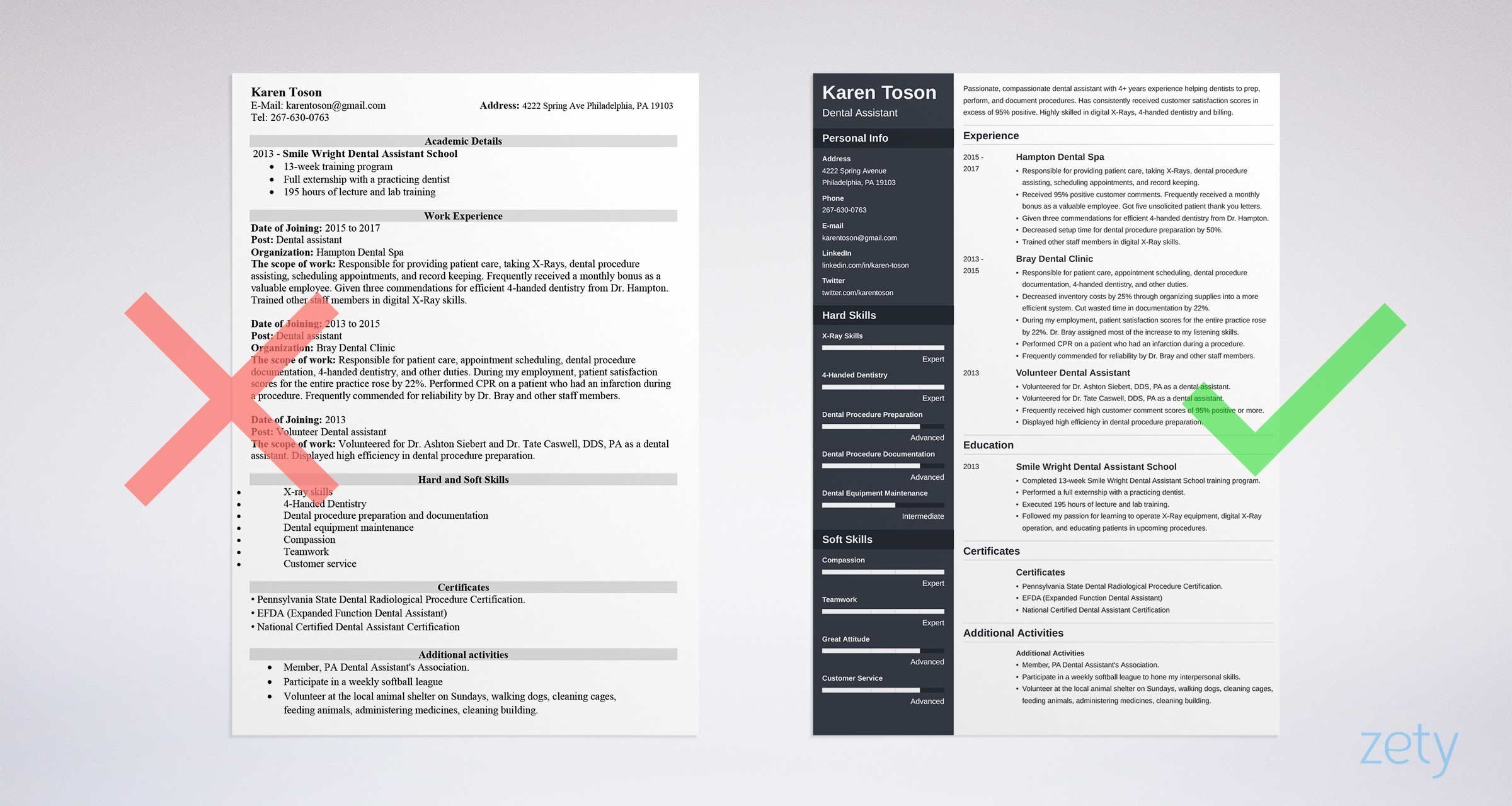 Free One Page Resume Template E Page Resume Templates 15 Examples to Download and Use now