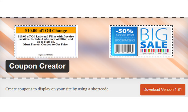Free Online Coupon Maker Template 40 Best WordPress Coupon Plugins