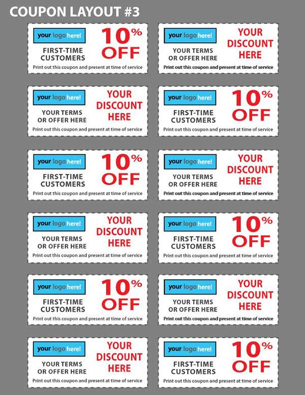 Free Online Coupon Maker Template Custom Coupon Templates for Your Business On Behance
