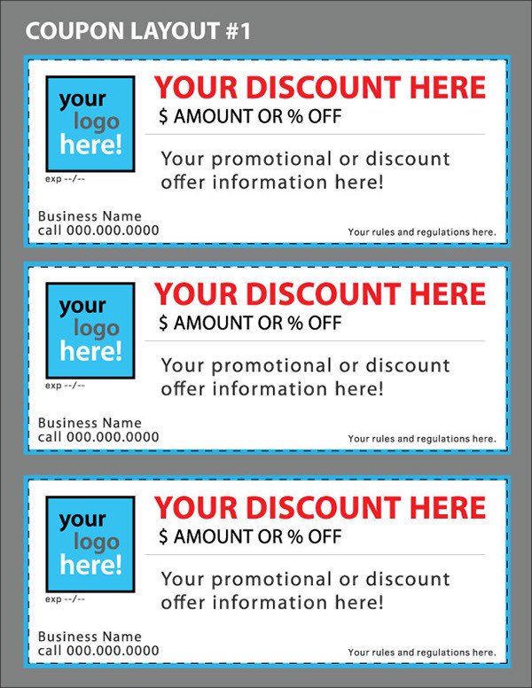 Free Online Coupon Maker Template Custom Coupon Templates for Your Business On Behance