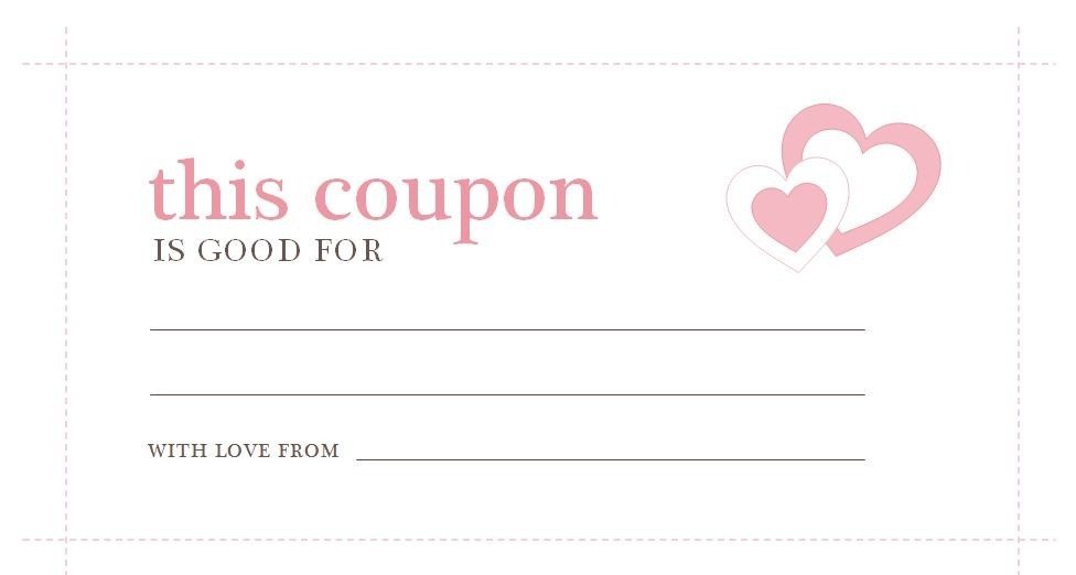Free Online Coupon Maker Template Love Coupon Template Microsoft Word