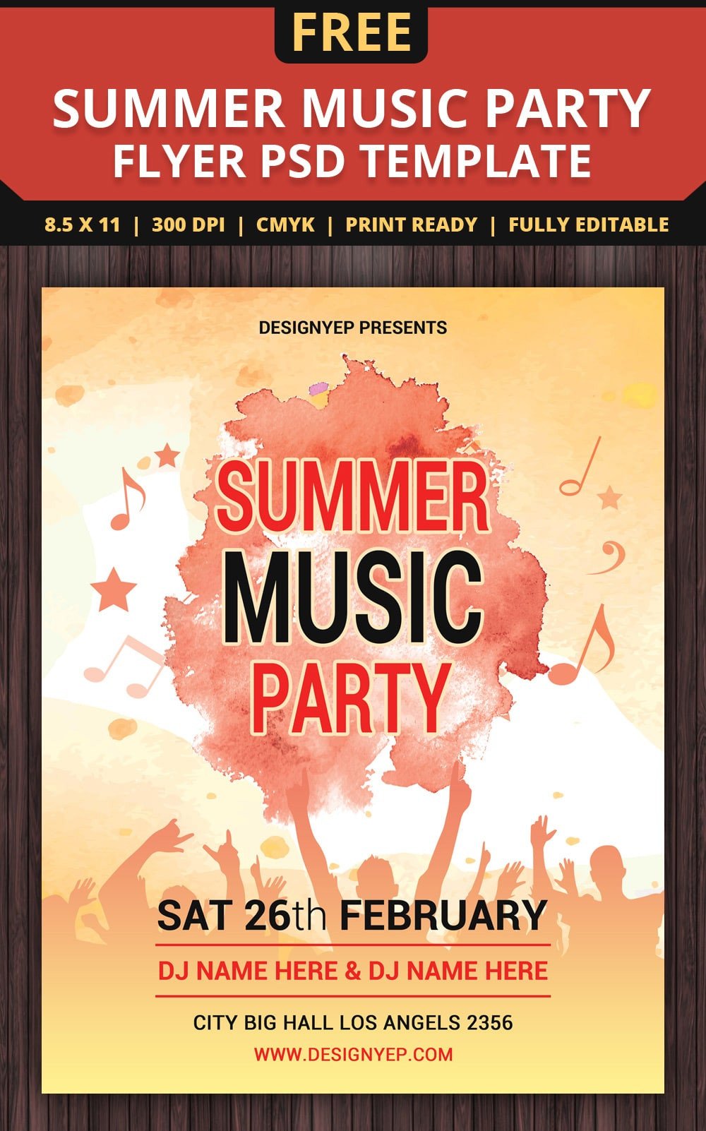 Free Party Flyer Templates Free Flyer Templates Psd From 2016 Css Author