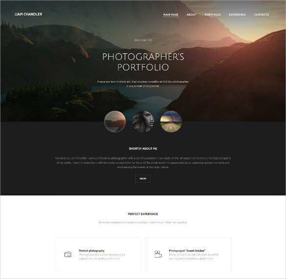 Free Photography Website Templates 28 Graphy Website themes &amp; Templates