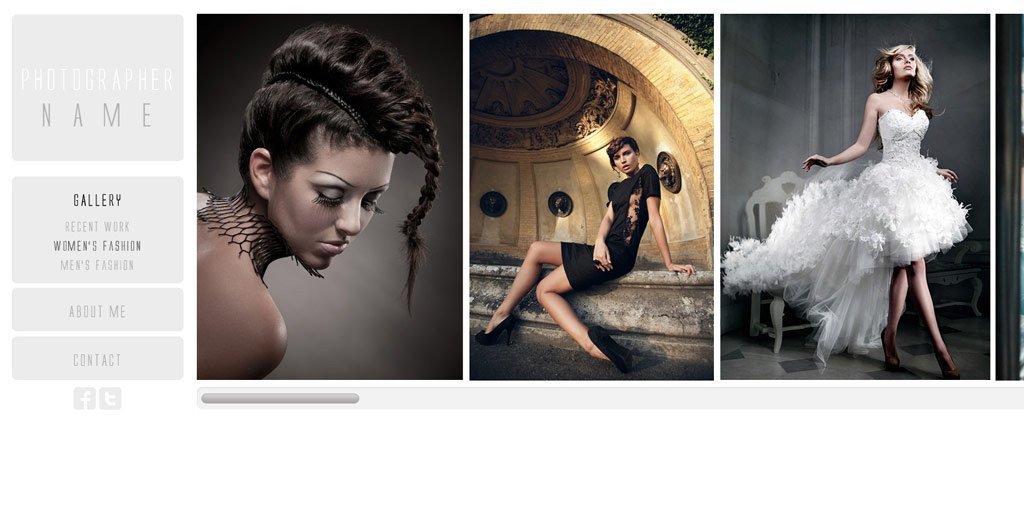 Free Photography Website Templates Graphy Website Template