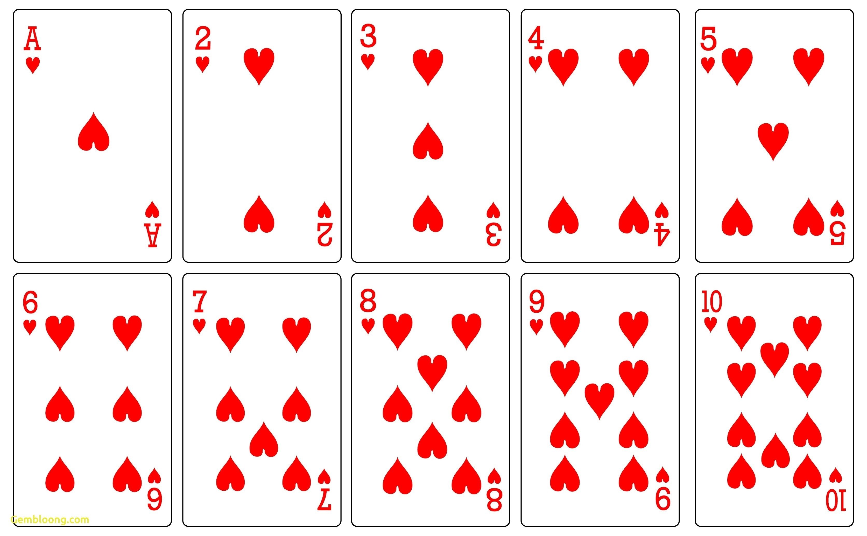 Free Playing Card Template 17 Free Printable Playing Cards