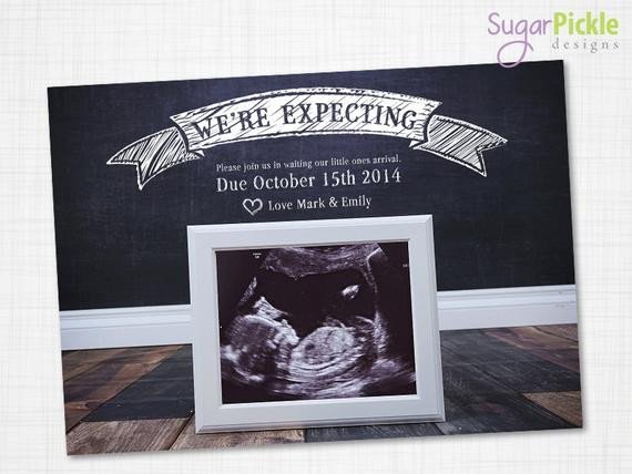 Free Pregnancy Announcement Templates Ultrasound Pregnancy Announcement Pregnancy Announcement