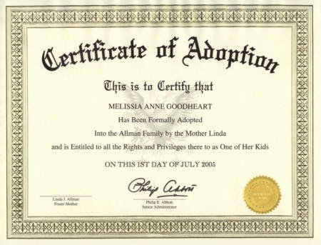 Free Printable Adoption Papers November 2011