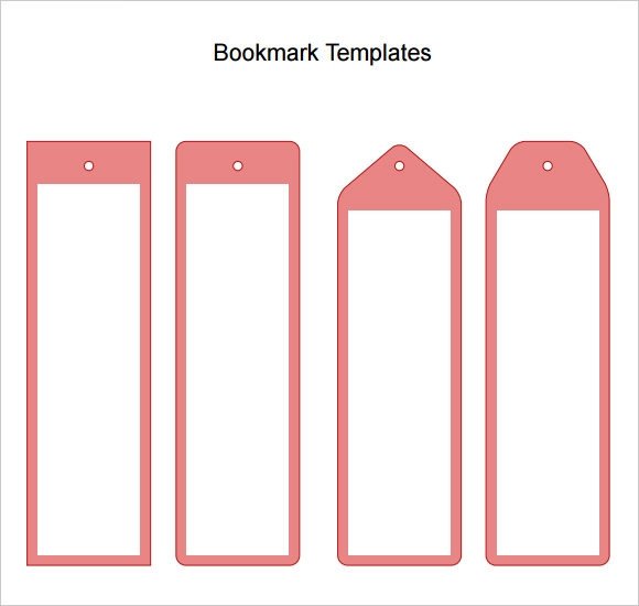 Free Printable Bookmark Templates Sample Blank Bookmark 6 Documents In Pdf Word