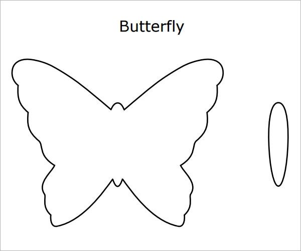 Free Printable butterfly Template 10 butterfly Samples Pdf
