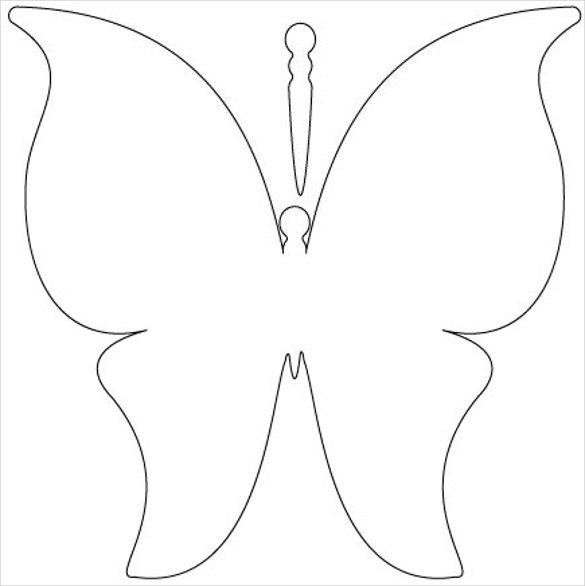 Free Printable butterfly Template 28 butterfly Templates Printable Crafts &amp; Colouring