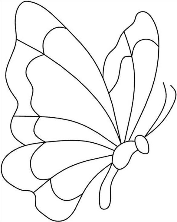 Free Printable butterfly Template 28 butterfly Templates Printable Crafts &amp; Colouring