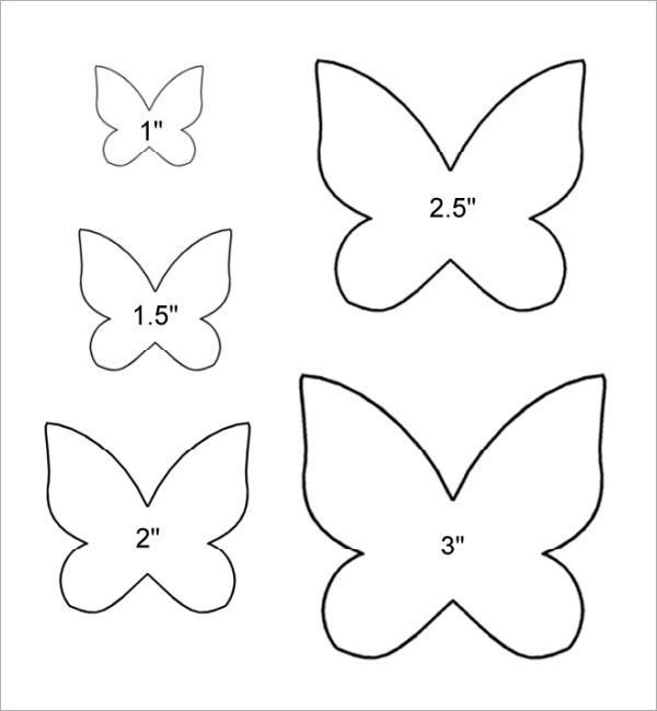 Free Printable butterfly Template butterfly Templates Yahoo Image Search Results