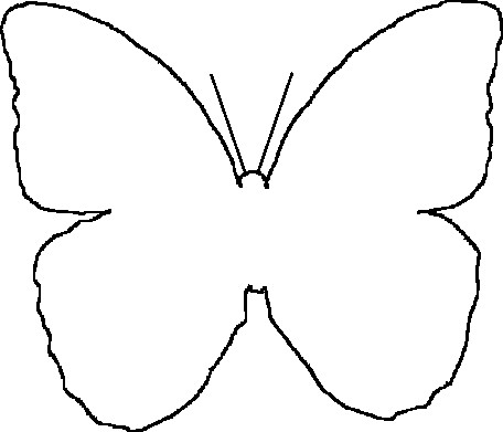 Free Printable butterfly Template Décosse