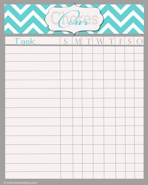 Free Printable Chore Chart Templates Best 25 Weekly Chore Charts Ideas On Pinterest