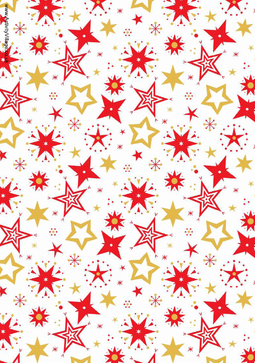 Free Printable Christmas Paper Christmas Scrapbook Paper Red Stars