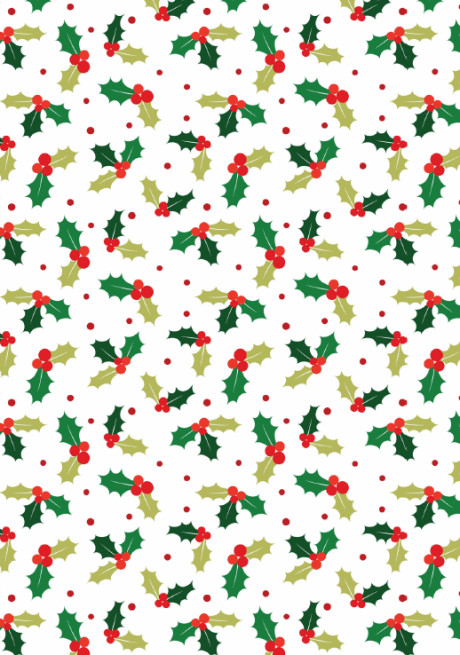 Free Printable Christmas Paper Free Craft Designs Free Christmas Holly Scrapbook Paper