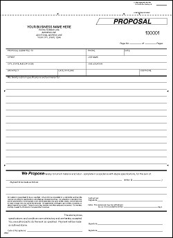Free Printable Construction Contracts Free Print Contractor Proposal forms