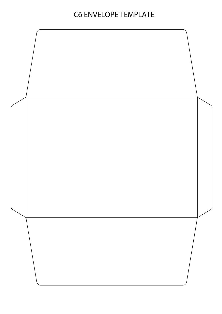 Free Printable Envelope Templates 40 Free Envelope Templates Word Pdf Template Lab