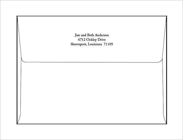 Free Printable Envelope Templates 9 A7 Envelope Templates Doc Psd Pdf