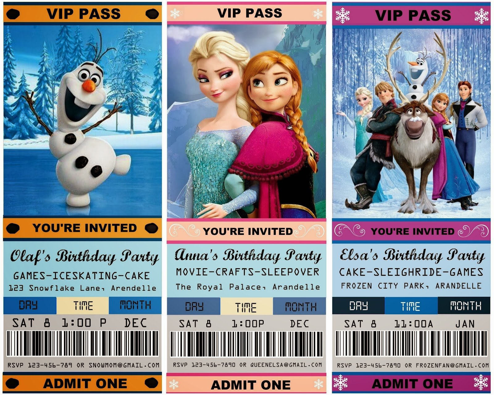 Free Printable Frozen Invites 12 Cool Frozen Party Ideas
