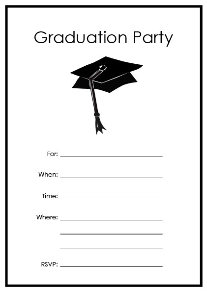 Free Printable Graduation Announcements Free Printable Graduation Invitations