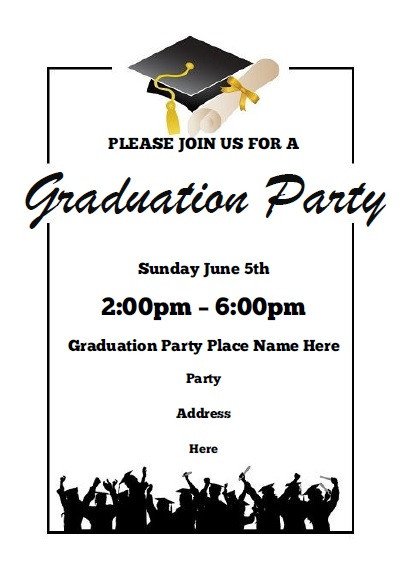Free Printable Graduation Invitation Templates Graduation Party Invitations Free Printable
