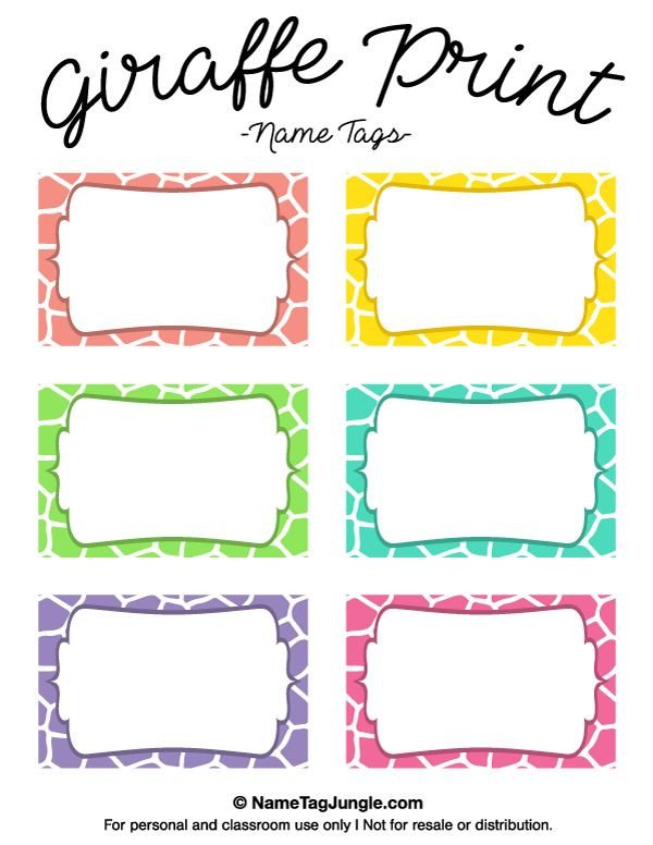 Free Printable Label Template Pin by Muse Printables On Name Tags at Nametagjungle