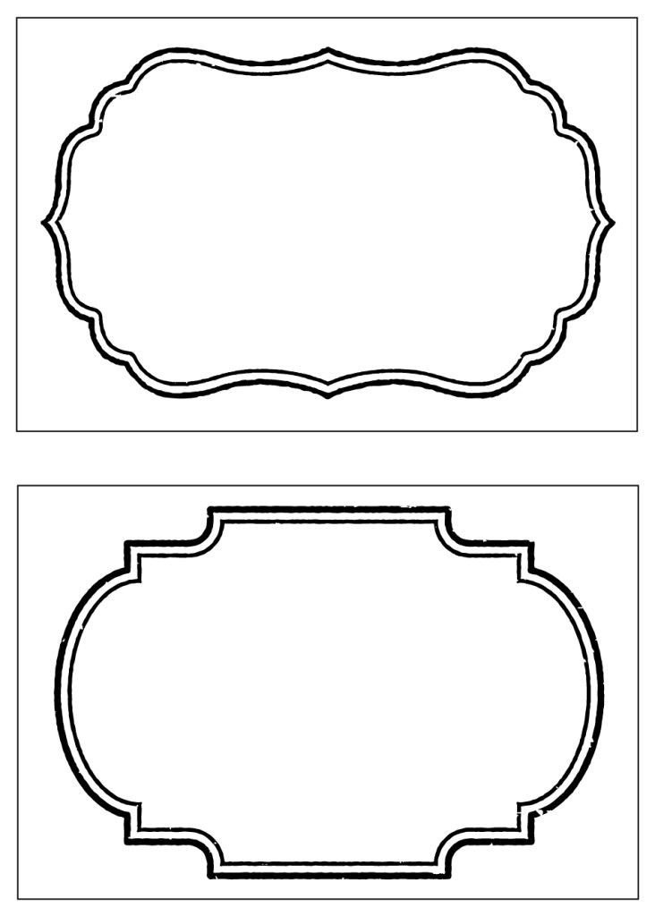 Free Printable Labels Template Free Fancy Label Template Dgehjecuo