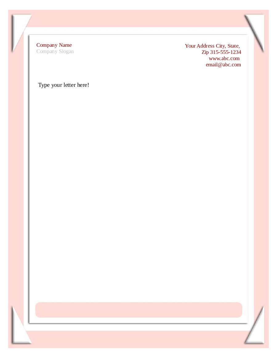 Free Printable Letterhead Templates 2019 Business Letterhead Templates Fillable Printable