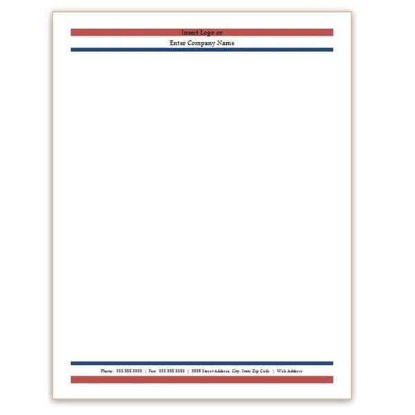 Free Printable Letterhead Templates 6 Free Letterhead Templates Excel Pdf formats