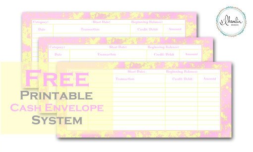 Free Printable Money Envelopes Free Printable Cash Envelope System Strawberry Lemonade
