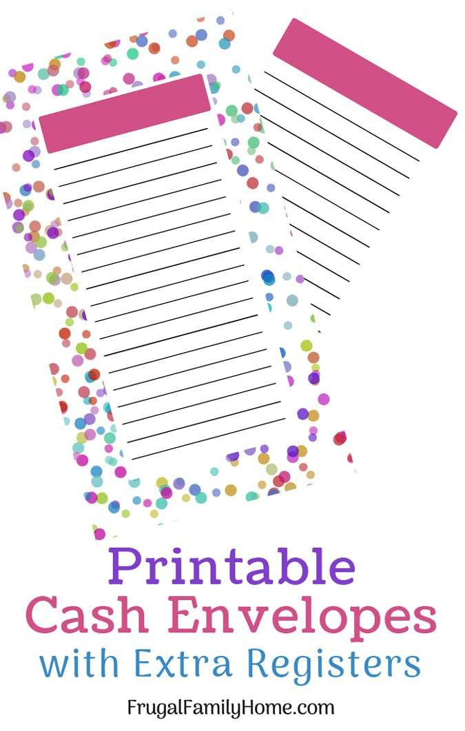 Free Printable Money Envelopes How to Set Up A Cash Envelope System Easy Steps Start to